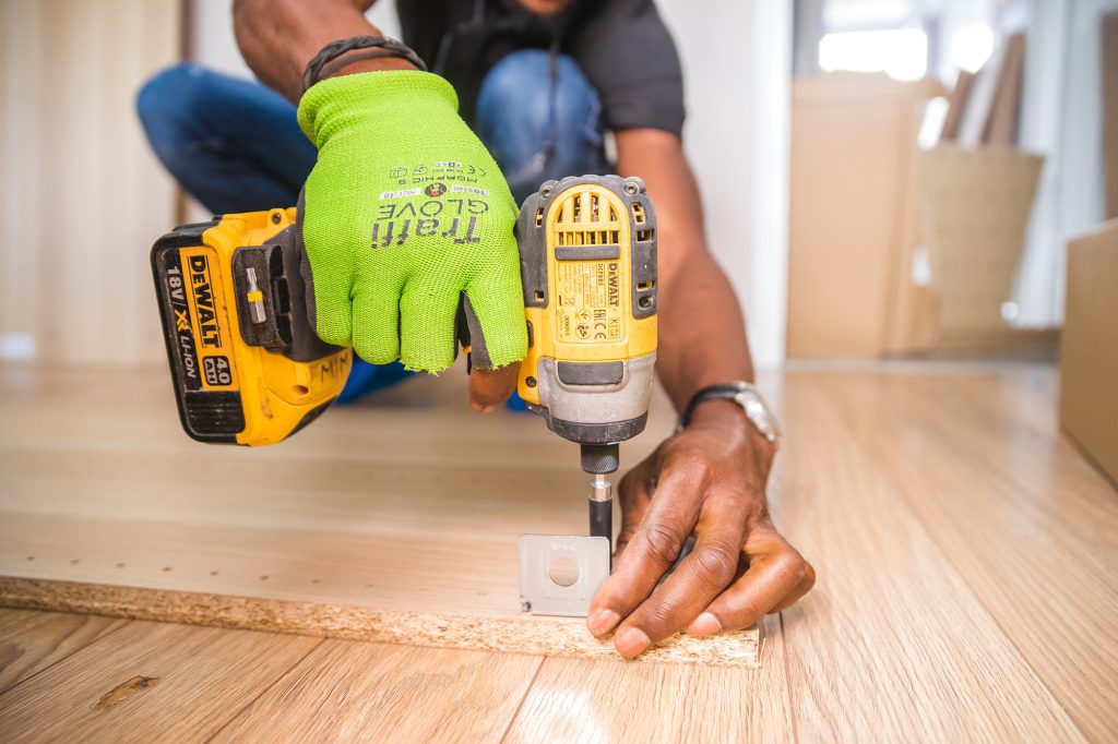 Impact drill, construction, Seneca County Home Builders Association